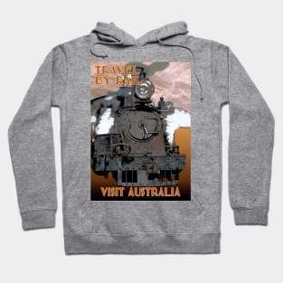 Retro Railway Travel Australia_03 Hoodie